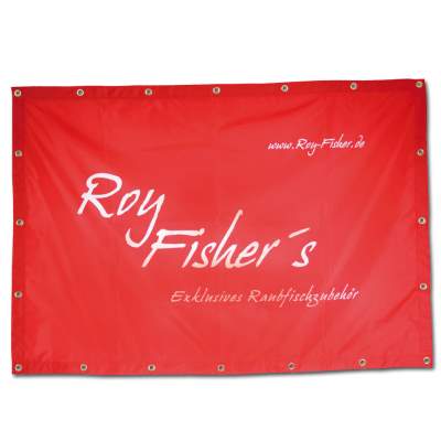 Roy Fishers Promotion Banner 1,5x1m