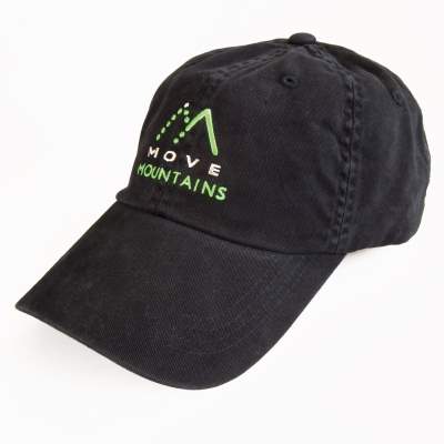 Move Mountains Schirmmütze Twill Cap Black für Angler Gr.einstellbar - 1Stück