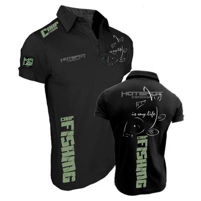 Hotspot Design Polo-Shirt Carpfishing Gr. M,