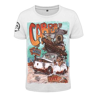 Hotspot Design T-Shirt Carper Angelshirt weiß - Gr. XL