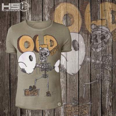 Hotspot Design Vintage T-Shirt Old School 2.0 braun - Gr. XL