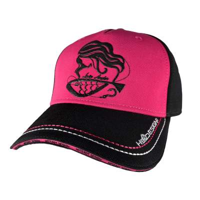 Hotspot Design Cap Lady Angler Gr. uni - schwarz/pink