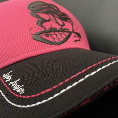 Hotspot Design Cap Lady Angler, Gr. uni - schwarz/pink