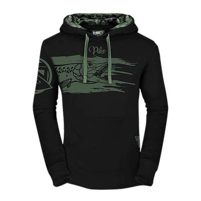 Hotspot Design Hoodie Pike Camo Detail - Kapuzenpullover Gr. M - schwarz