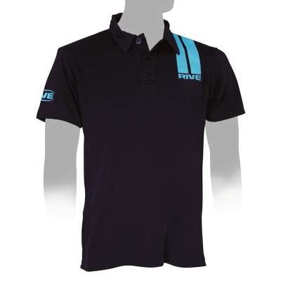 Rive Polo Kurzarm Shirt Schwarz Größe XXL,