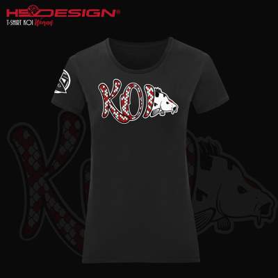 Hotspot Design T-shirt KOI Gr. L - schwarz