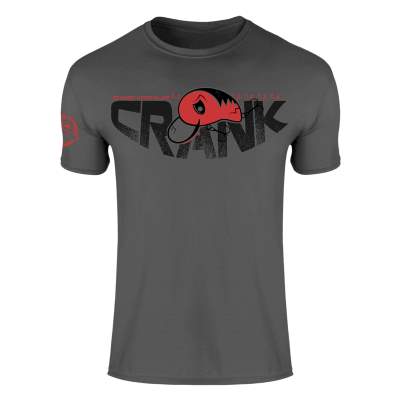 Hotspot Design T-shirt Crank, Gr. M - Dark Grey