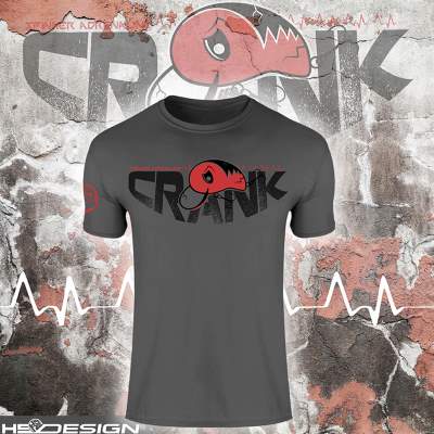 Hotspot Design T-shirt Crank, Gr. XXL - Dark Grey