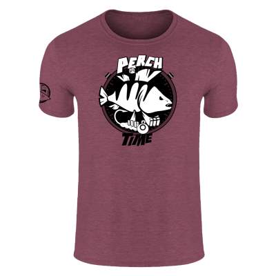 Hotspot Design T-shirt Perch Time Gr. L - Burgundy