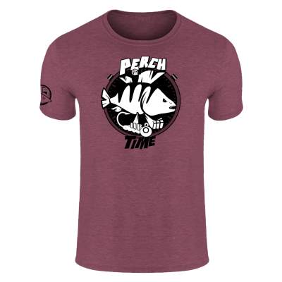 Hotspot Design T-shirt Perch Time, Gr. L - Burgundy