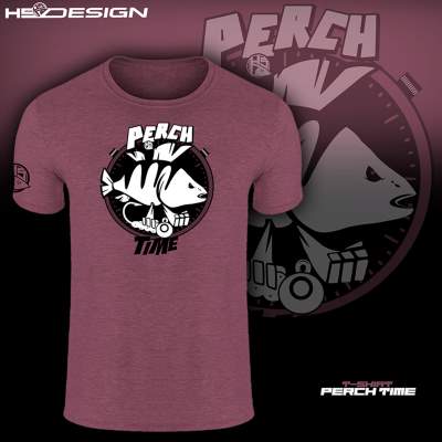 Hotspot Design T-shirt Perch Time, Gr. M - Burgundy