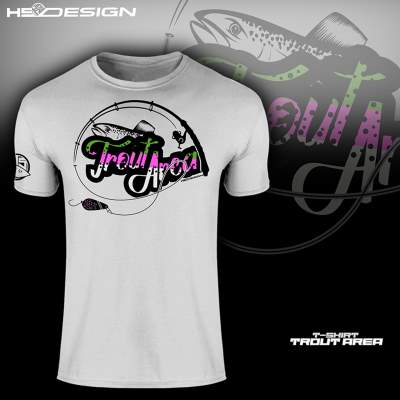 Hotspot Design T-shirt Trout Area Gr. XXL - grey