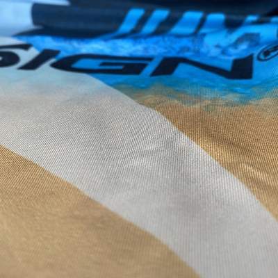 Hotspot Design T-Shirt Performance LS - Tuna, Gr. L - Blue/Gold