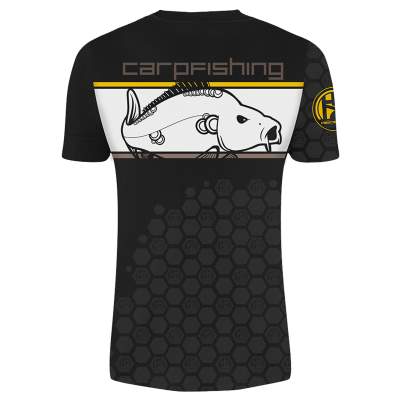 Hotspot Design T-Shirt Linear Carpfishing, Gr. XXL - schwarz