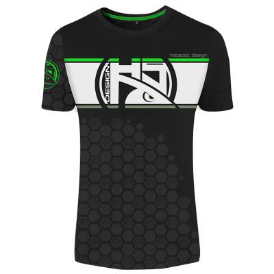 Hotspot Design T-Shirt Linear Zander Gr. L - schwarz