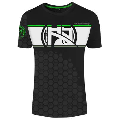 Hotspot Design T-Shirt Linear Pike Gr. M - schwarz