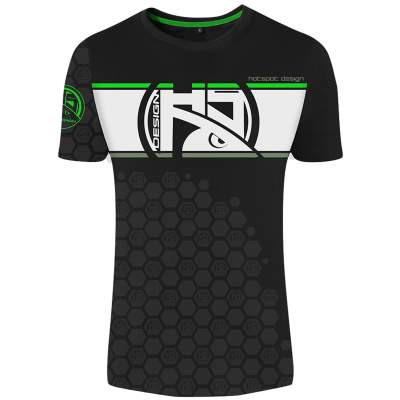 Hotspot Design T-Shirt Linear Bass Gr. L - schwarz