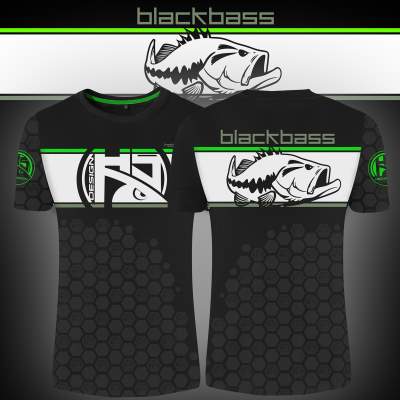 Hotspot Design T-Shirt Linear Bass Gr. M - schwarz
