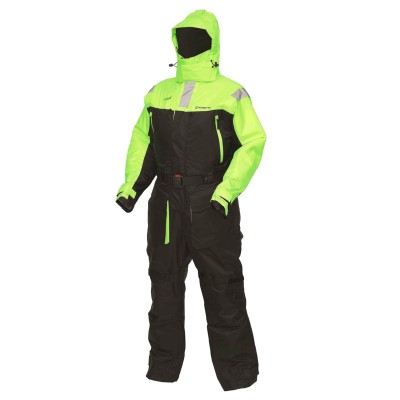 Kinetic Guardian Flotation Suit Einteiler Schwimmanzug Black/Lime - Gr. 3XL