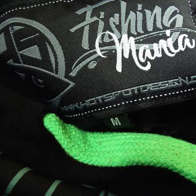 Hotspot Design Hoodie Sweatshirt Fishing Mania Pike Gr. XXL, schwarz - Gr.XXL - 1Stück