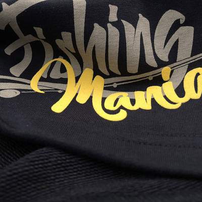 Hotspot Design Sweatshort Fishing Mania yellow - Jogginghose schwarz, M