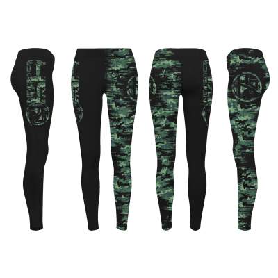 Hotspot Design Leggings HS camo, Gr. S - schwarz