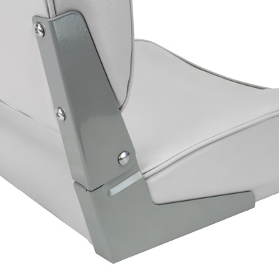 Waterside Leder Bootssitz (Boat Seat) grey,
