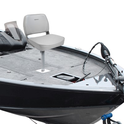 Waterside Leder Bootssitz (Boat Seat) grey,