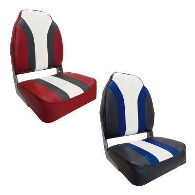 Waterside High Back Pro Bootssitz (Boat Seat) Redline,