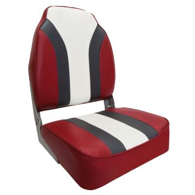 Waterside High Back Pro Bootssitz (Boat Seat) Redline,