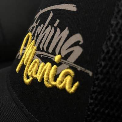 Hotspot Design Cap Fishing Mania Carpfishing Schirmmütze schwarz, uni