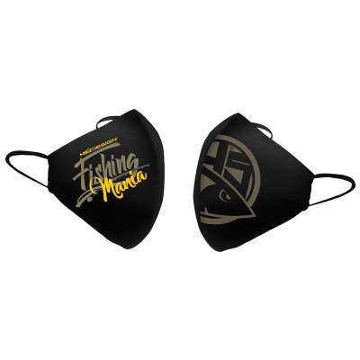 Hotspot Design Mask Fishing Mania yellow - Gesichtsmaske Gr. uni - schwarz