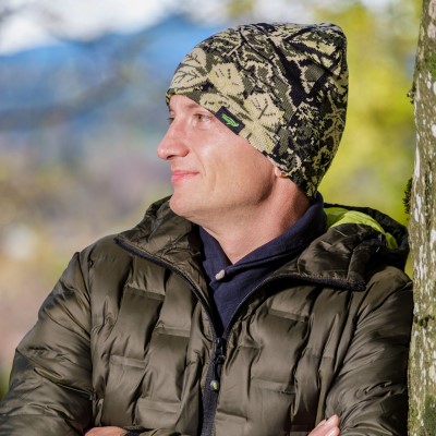 Legendfossil Tree Camou Beanie uni - camo yellow