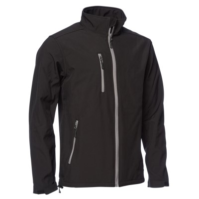 Elka  Edge Softshelljacke, schwarz - Gr. 2XL