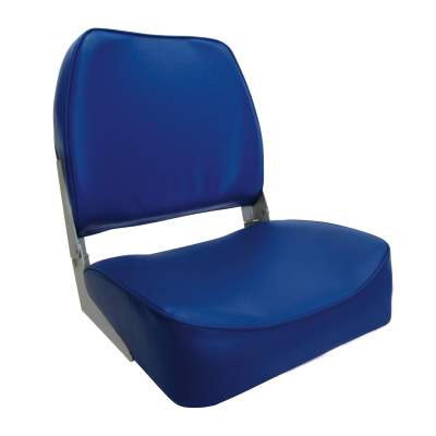 Waterside Leder Bootssitz (Boat Seat) blue,