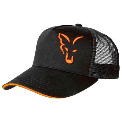 Fox Trucker Cap Black & Orange