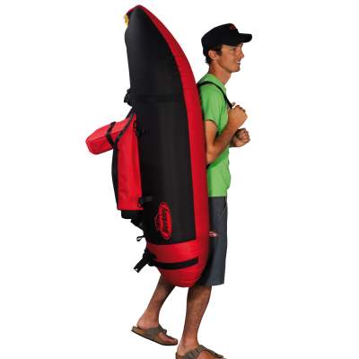 Berkley Belly Boat Pulse Pro V- Form, 138x108x58cm - Red/Black - 5,3kg - TK100kg