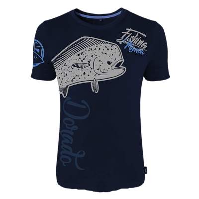 Hotspot Design T-Shirt Fishing Mania Dorado Gr. L Gr. L - blau