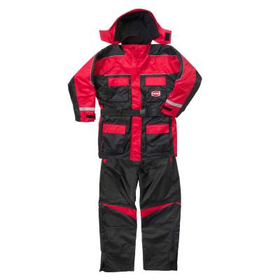 Penn Flotation Suit (Schwimmanzug) 2-Teiler, ISO 12405/6, schwarz/rot, Gr. S