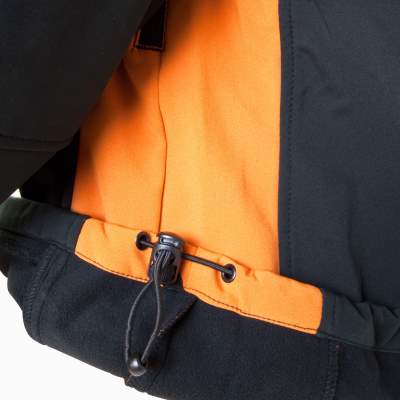 Roy Fishers Soft Shell Jacke Northwood S anthrazit/orange - Gr.S