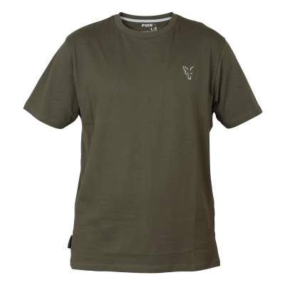 Fox Collection Green/Silver T Shirt Gr. XXL - olivgrün