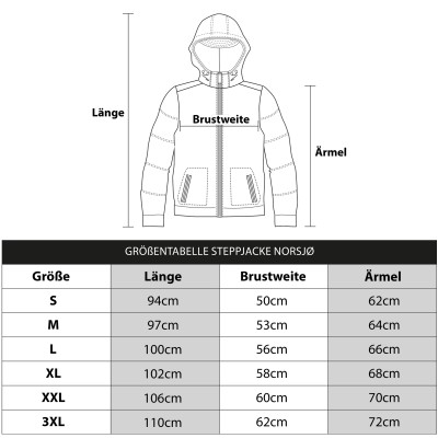 Legendfossil Steppjacke Norsjø, olive - Gr. XXL