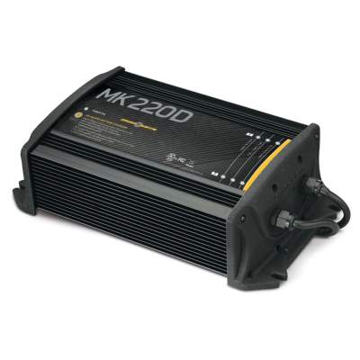 Minn Kota On-Board Batterieladegerät MK-220D Euro 12V mit 2 Anschlüssen 10A Ladestrom