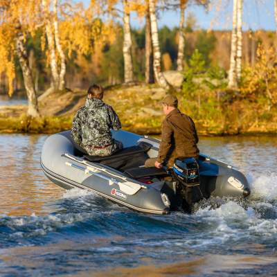 YUKONA 350 Inflatable Boat, 3,50m - TK600kg - Grey + Dark grey