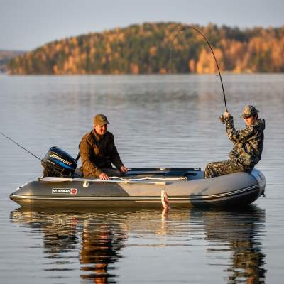 YUKONA 350 Inflatable Boat, 3,50m - TK600kg - Grey + Dark grey