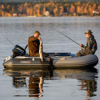 YUKONA 380 Inflatable Boat 3,80m - TK740kg - Grey + Dark grey