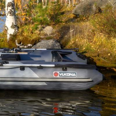 YUKONA 380 Inflatable Boat 3,80m - TK740kg - Grey + Dark grey