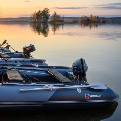 YUKONA 380 Inflatable Boat 3,80m - TK740kg - Grey + Dark grey