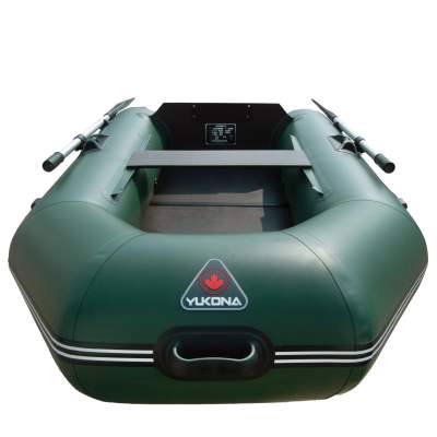 YUKONA 230 TL Inflatable Boat mit Lattenboden Schlauchboot 2,30m - TK220kg - green,grey