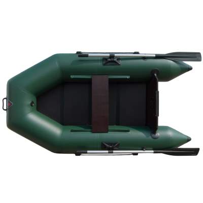 YUKONA 230 TL Inflatable Boat mit Lattenboden Schlauchboot 2,30m - TK220kg - green,grey